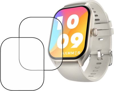 MOKPLZ Screen Guard for HAMMER POLAR SMARTWATCH(Pack of 2)