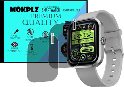 MOKPLZ Screen Guard for FIRE BOLTT PIONEER SMARTWATCH(Pack of 2)