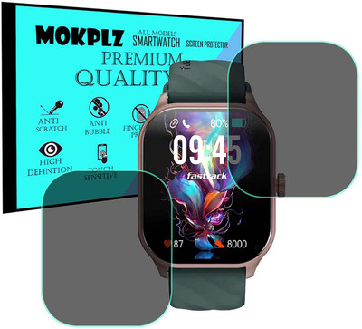 MOKPLZ Screen Guard for FASTRACK REFLEX POWER SMARTWATCH(Pack of 2)