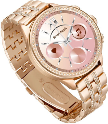 OXILAG Upgrade Version Gen9 For Women with Extra Straps Calling Notification Waterproof Smartwatch(Gold, PINK Strap, 49)