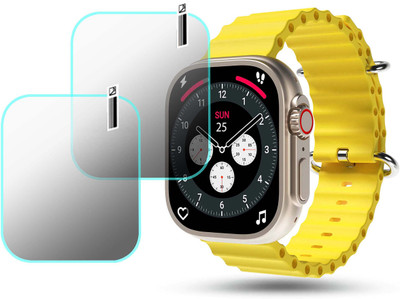 MOKPLZ Screen Guard for PEBBLE CREST 2.02 SMARTWATCH(Pack of 2)
