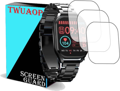 TWUAOP Screen Guard for PEBBLE COSMOS VOGUE SMARTWATCH(Pack of 3)