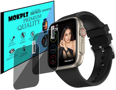 MOKPLZ Screen Guard for FIRE BOLTT GLADIATOR SMARTWATCH(Pack of 2)