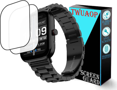 TWUAOP Screen Guard for FIRE BOLTT STARLIGHT SMARTWATCH(Pack of 2)