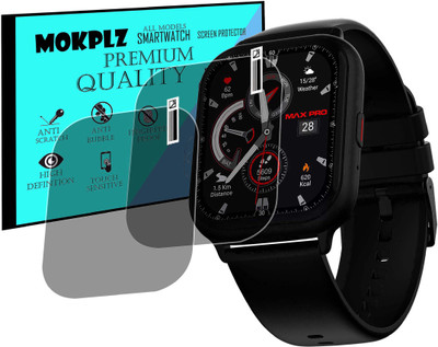 MOKPLZ Screen Guard for MAXIMA MAX PRO SKY SMARTWATCH(Pack of 2)