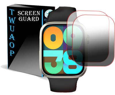 TWUAOP Screen Guard for PEBBLE COSMOS HUES SMARTWATCH(Pack of 2)
