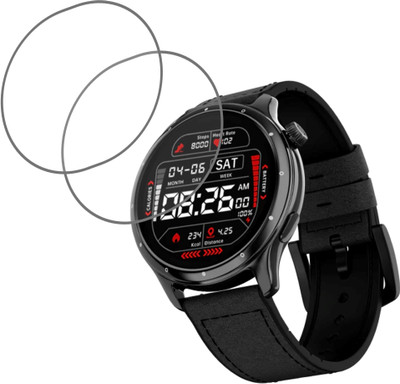 DVMART Screen Guard for NoiseFit Crew Pro Smart Watch Crystal Clear(Pack of 2)