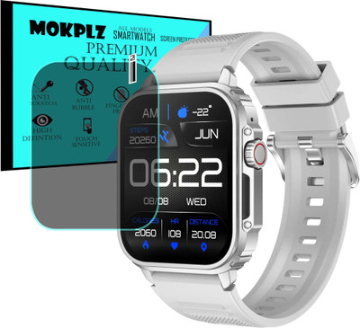 MOKPLZ Screen Guard for ALT HUNK SMARTWATCH(Pack of 1)
