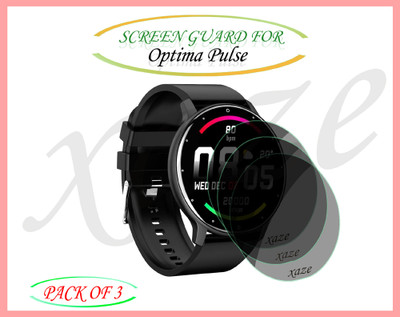 XAZE Screen Guard for Optima Pulse Smartwatch(Pack of 3)