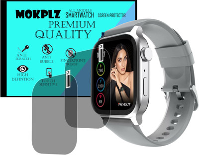 MOKPLZ Screen Guard for FIRE BOLTT RISE SMARTWATCH(Pack of 2)