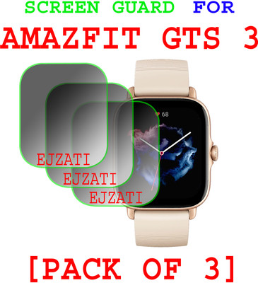 EJZATI Screen Guard for AMAZFIT GTS 3 SMARTWATCH(Pack of 3)