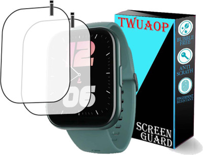 TWUAOP Screen Guard for BOAT WAVE ACTIVE SMARTWATCH(Pack of 2)