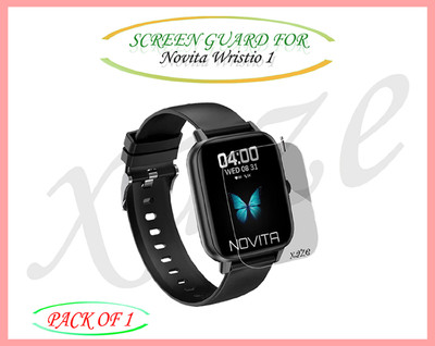 XAZE Screen Guard for Novita Wristio 1 Smartwatch(Pack of 1)