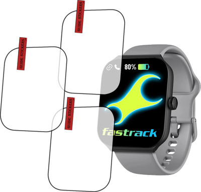 EJZATI Edge To Edge Screen Guard for FASTRACK REVOLTT FS1 MAX SMARTWATCH, SCREEN GUARD(Pack of 3)