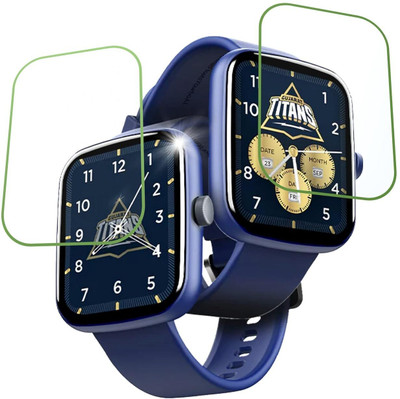CUBES Screen Guard for boAt Wave Beat Call GT Edition, 1.69 inch HD Display Smartwatch | Crack proof | Touch Sensitive | Unbreakable | Ultra Thin | Edge To Edge TPU Film(Pack of 2)