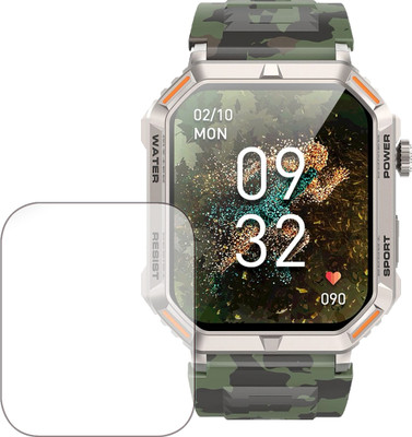 EJZATEX Screen Guard for FIRE BOLTT COMMANDO SMARTWATCH, SCREEN GUARD(Pack of 1)