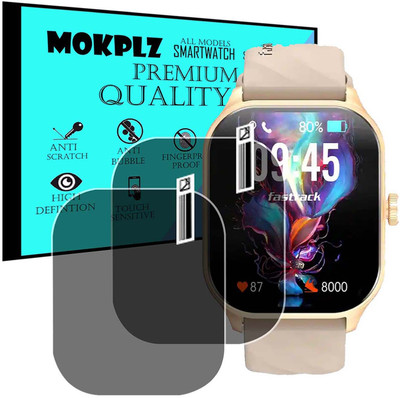 MOKPLZ Screen Guard for FASTRACK REFLEX POWER SMARTWATCH(Pack of 2)