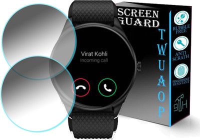 TWUAOP Screen Guard for NOISEFIT FUSE PLUS SMARTWATCH(Pack of 2)