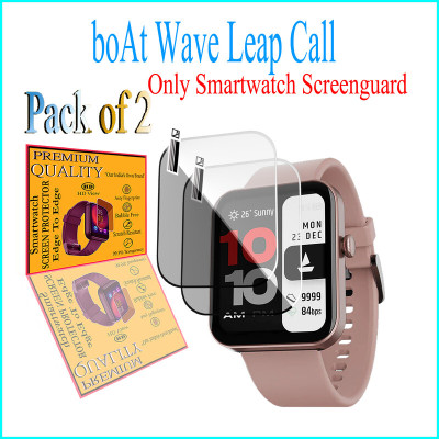 daffin Screen Guard for boAt Wave Leap Call(Pack of 2)