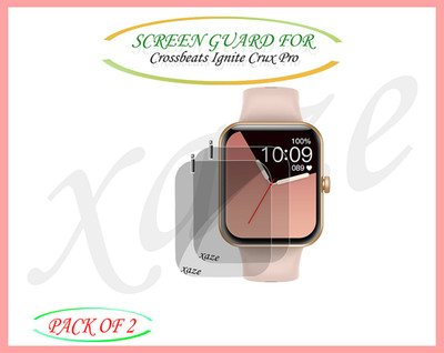 XAZE Screen Guard for Crossbeats Ignite Crux Pro Smartwatch(Pack of 2)