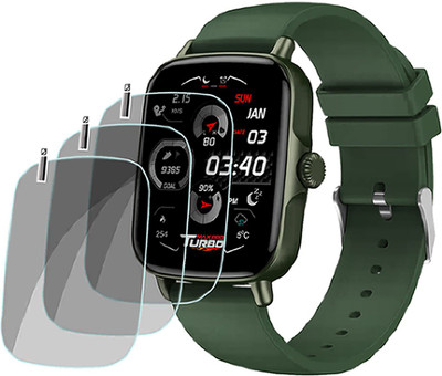 XAZE Screen Guard for Maxima Max Pro Turbo Smartwatch(Pack of 3)