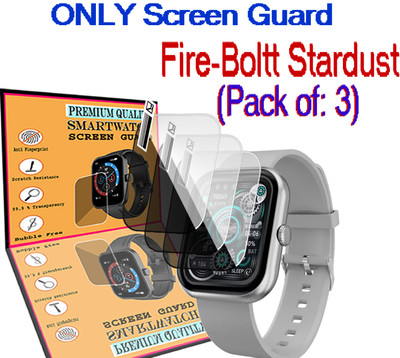 HIDEOUS Screen Guard for Fire Boltt Stardust(Pack of 3)