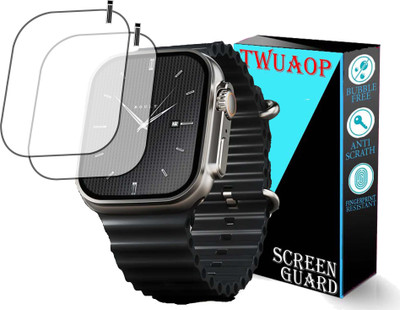 TWUAOP Screen Guard for BOULT DIVE EVO SMARTWATCH(Pack of 2)