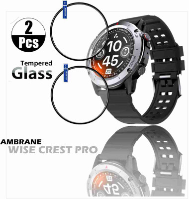 FINCH Screen Guard for AMBRANE WISE CREST PRO SMARTWATCH(Pack of 2)