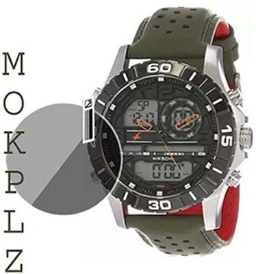MOKPLZ Screen Guard for FASTRACK ANALOG DIGITAL BLACK DIAL(Pack of 1)