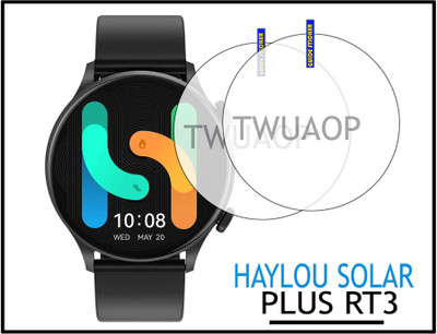 TWUAOP Screen Guard for HAYLOU SOLAR PLUS RT 3(Pack of 2)