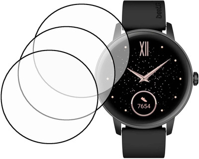 MOKPLZ Screen Guard for BEATXP VECTOR SMARTWATCH(Pack of 3)