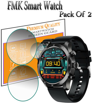 HIDEOUS Screen Guard for FMK Smart Watch(Pack of 2)