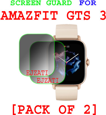 EJZATI Screen Guard for AMAZFIT GTS 3 SMARTWATCH(Pack of 2)