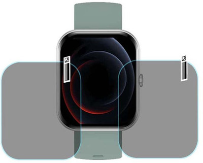 MOKPLZ Screen Guard for FIRE BOLTT TERMINATOR SMARTWATCH(Pack of 2)