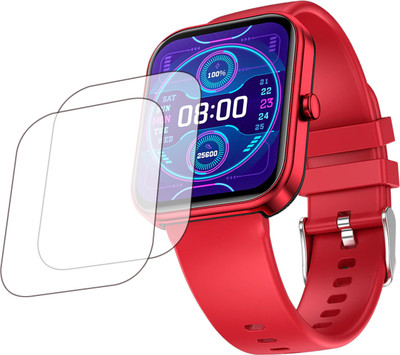 ejzatex Screen Guard for Fire-Boltt Wonder Smartwatch screen guard(Pack of 2)