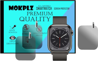 MOKPLZ Screen Guard for APPLE WATCH SERIES 9 SMARTWATCH(Pack of 3)