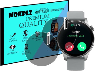 MOKPLZ Screen Guard for TITAN TALK SMARTWATCH(Pack of 2)