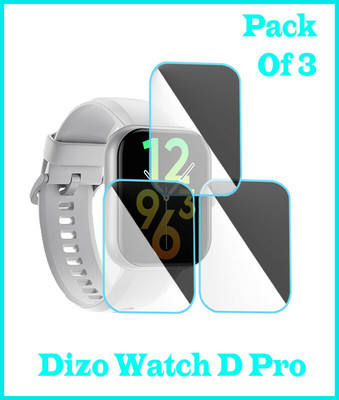HIDEOUS Screen Guard for DIZO WATCH D PRO(Pack of 3)