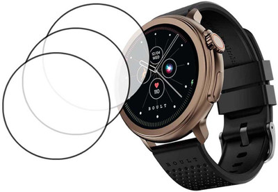 MOKPLZ Screen Guard for BOULT CROWN R SMARTWATCH(Pack of 3)
