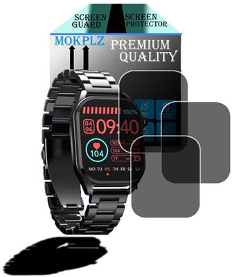 MOKPLZ Screen Guard for PEBBLE COSMOS VOGUE SMARTWATCH(Pack of 3)