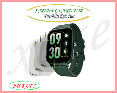XAZE Screen Guard for Fire Boltt Epic Plus Smartwatch(Pack of 3)