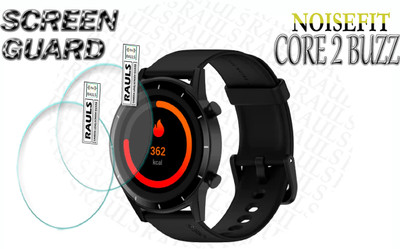 rauls Screen Guard for NoiseFit Core 2 Buzz Smart Watch(Pack of 2)