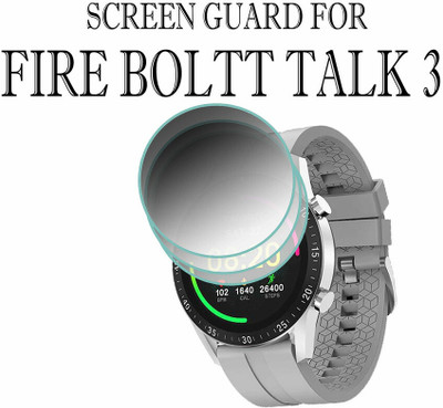 hirdesh Screen Guard for Fire Boltt Talk 3 32.5MM(Pack of 3)