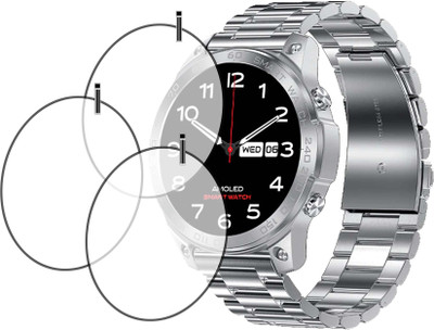 TWUAOP Screen Guard for FIRE BOLTT DAGGER LUXE SMARTWATCH(Pack of 3)