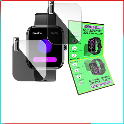 EZGER Screen Guard for FIRE BOLTT JAGUAR Smartwatch(Pack of 2)