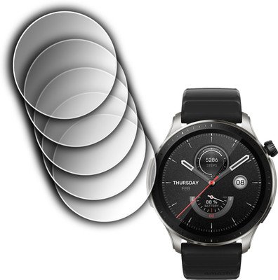 EJZATI Screen Guard for AMAZFIT GTR 4 SMARTWATCH, SCREEN TEMPERED(Pack of 5)