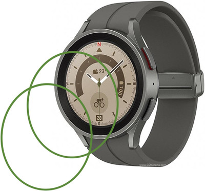 DVTECH Screen Guard for Crystal Clear Samsung Galaxy Watch5 Pro(Pack of 2)