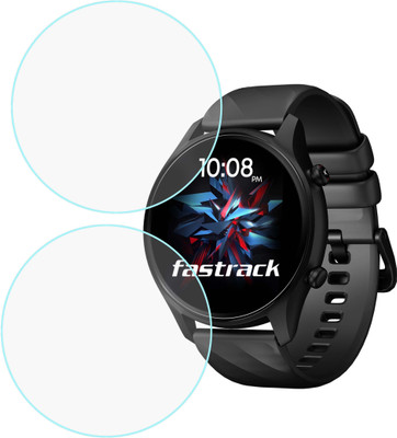 MOKPLZ Screen Guard for FASTRACK OPTIMUS SMARTWATCH(Pack of 2)