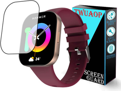 TWUAOP Screen Guard for HAMMER ROBUST SMARTWATCH(Pack of 1)