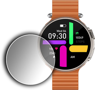 EJZATI Screen Guard for FIRE BOLTT ASTEROID SMARTWATCH, SCREEN GUARD(Pack of 1)